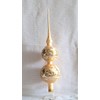 Jingle Bells Lauscha Golden Dreams Mouth-Blown Hand-Painted Christmas Tree