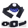Ice pack fixing band for convenient compressing of various areas, compress pack strap, icing strap, ice pack Fixed band (black) 2ea