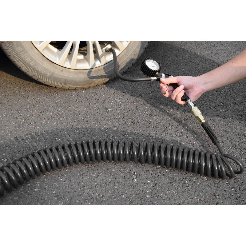 YOTOO Polyurethane Recoil Air Hose 3/8" Inner Diameter by 25'