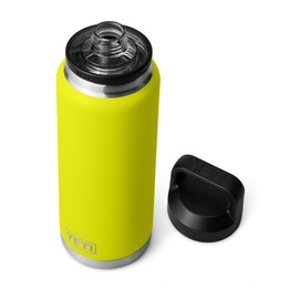 YETI Rambler 36 oz Bottle, Vacuum Insulated, Stainless Steel with Chug Cap, Firefly Yellow