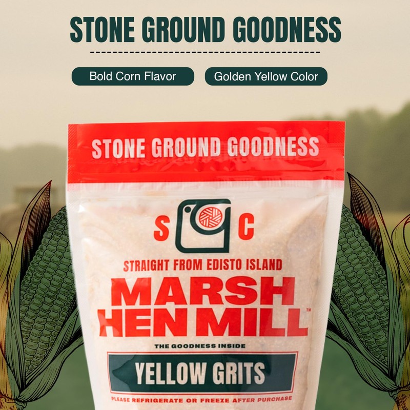 Marsh Hen Mill Sea Island Yellow Grits | Stone Ground