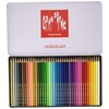Caran Dache Metal tin with 40 Water-Soluble Colour Pencils, White