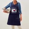 CafePress South Korea Flag Apron (Dark) Kitchen Apron with Pockets,