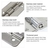 3Pcs Cooler Hinges with Screws Stainless Steel Replacement Fit for