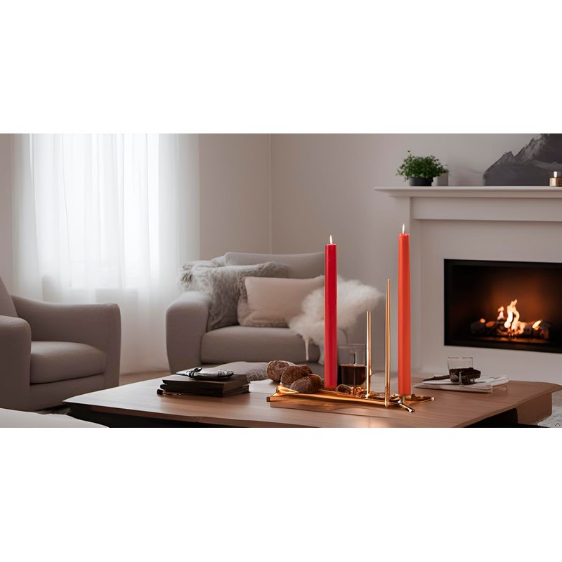 Biedermann & Sons 2 Pack Tall Taper Candles - Unscented