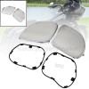 Unbranded Chrome Fairing Speaker Grilles Mesh Covers For Harley Road