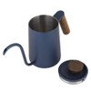 600ml Coffee Drip Pot, Fine Mouth Stainless Steel Drip Pot,