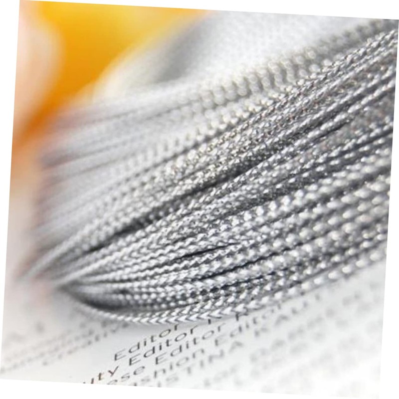 TEHAUX Multifunctional Silver Metal Jewelry Cord Yards Beading String for