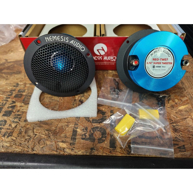 Nemesis Audio NEO-TW07 Neodymium Super Tweeters 3.74" 250 watts RMS