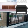 JUGREAT 2 Pack Slide Gate Guide Roller，3" Hard Nylon Sliding