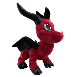 Plush Toy Wanderland 8" Fierce Baby Dragon Plush Toy - Soft Stuffed Animal, Ideal Gift for Kids