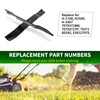 91-128 Lawn Mower Blades, Compatible with Country Clipper H1708, H1667,