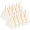Toallas Exfoliantes de Nailon Tatuo 10 Paquetes - Borde Blanco