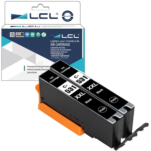 LCL CLI-531 XXL Ink Cartridges Replacement for Canon CLI-531C CLI-531