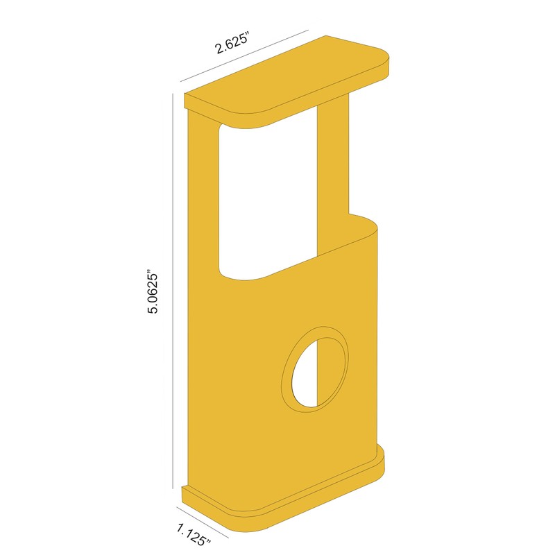 Traditional Video Doorbell Cover (Ring 2nd Generation Compatible) (High Polished