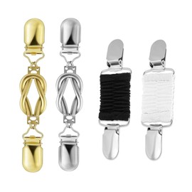 Waist Cinch Clip for Clothes - 4PCS Vintage Dress Cincher Clip Set in 4 Colours - Adjustable Alloy Sweater Clip for Outfits & Tailoring - Cinch Clip Fasteners for Costumes, Jackets & Everyday Wear