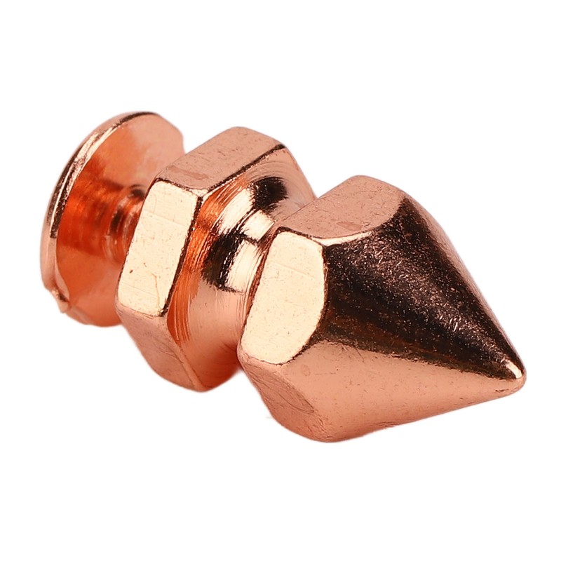 100 Sets Spiked Cone Spike Stud Rose Gold High Hardness