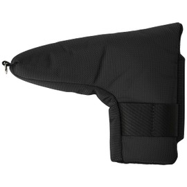 Jack Bunny 262-3984147 Continuous Classic Putter Cover [Logo Fastener Series] (for Pins) / Golf PT, 010_black