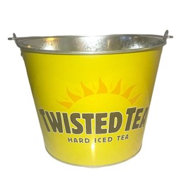 Twisted Tea Hard Iced Tea Ice Bucket | 9.25" Top Width