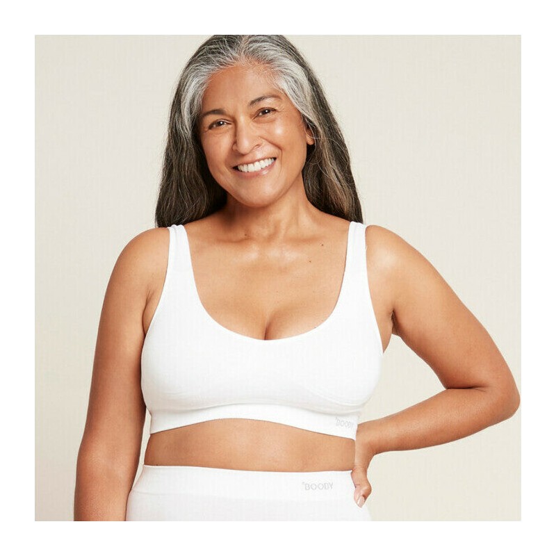 Boody Padded Shaper Crop Bra, Black / L