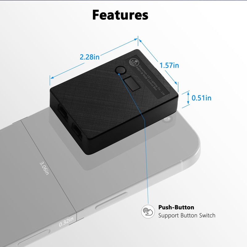 VST RGB Smart Voice Switch with Remote Controller, Low Voltage