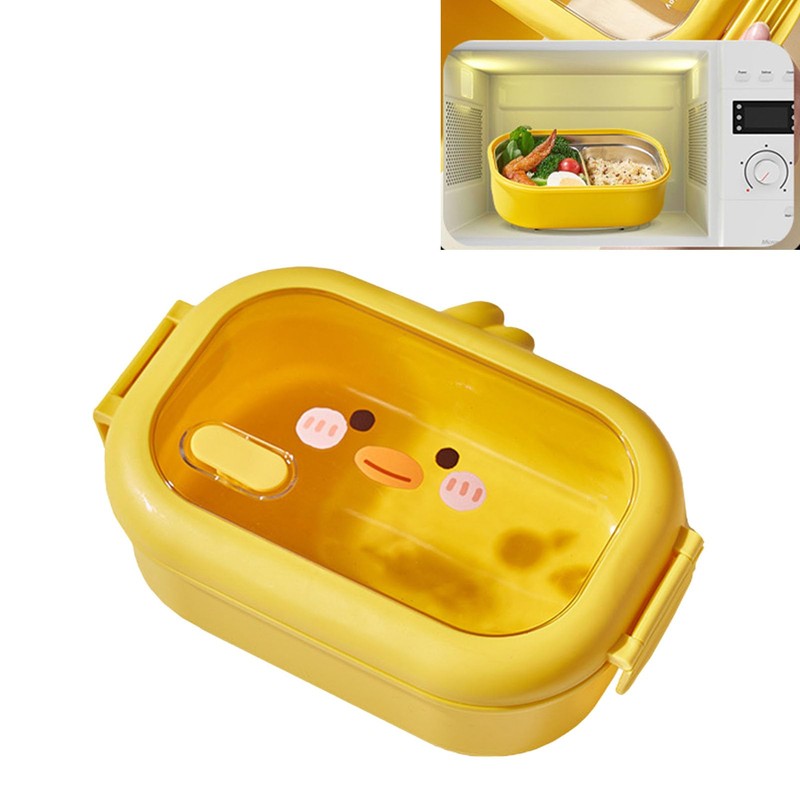 Bentos Lunch Box Little Yellow Duck Stainless Steel Thermal Lunch