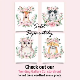 Oh Deer! Boho Floral - Baby Shower Floral Diaper Raffle Tickets (50 Count) | Girl Baby Shower Game | Rustic Pink Flowers Diaper Raffle Tickets for Baby Shower | Fun Baby Shower Activities