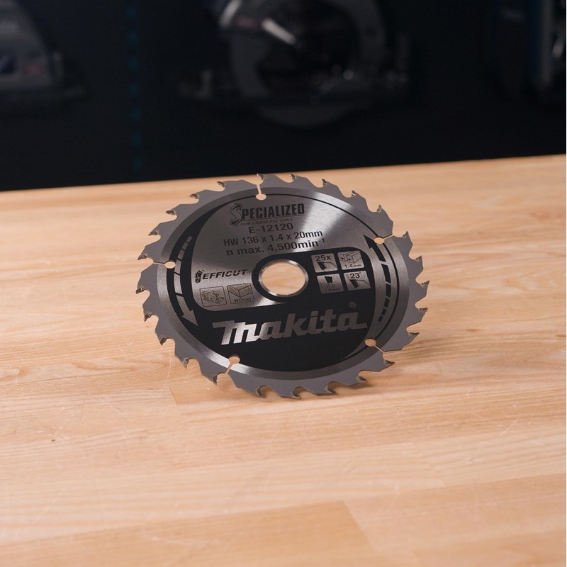 Makita EFFICUT E-12120 Circular Saw Blade Diameter 136 x 1.4