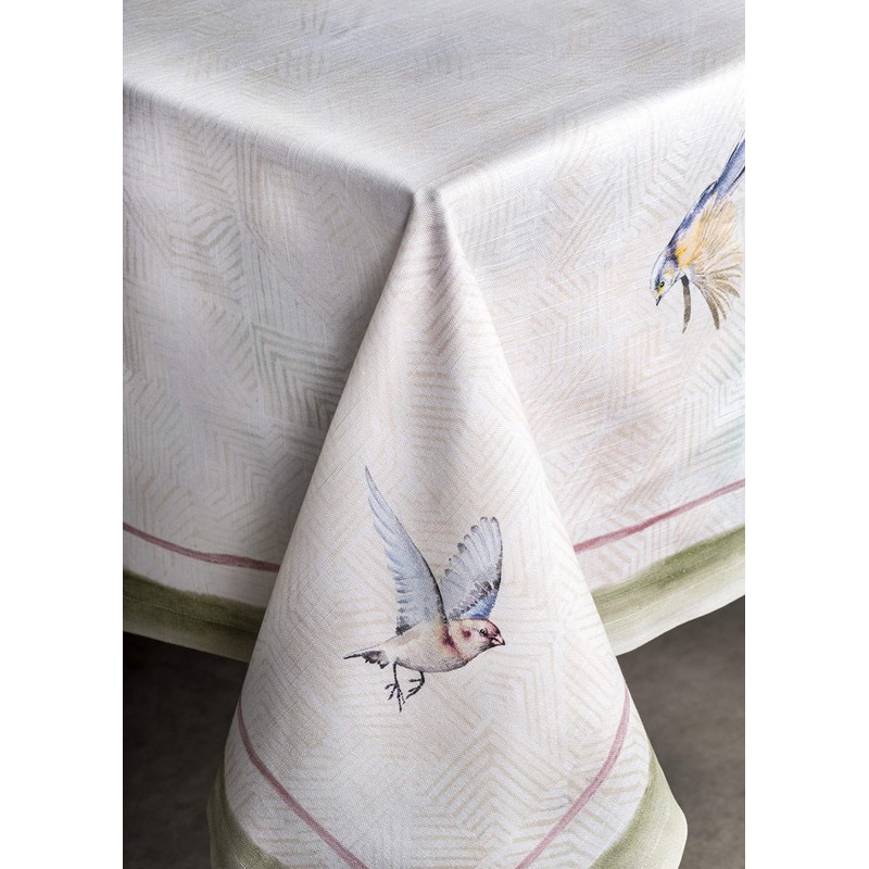 Maison d' Hermine Tablecloths 100% Cotton 140cm x 230cm Decorative