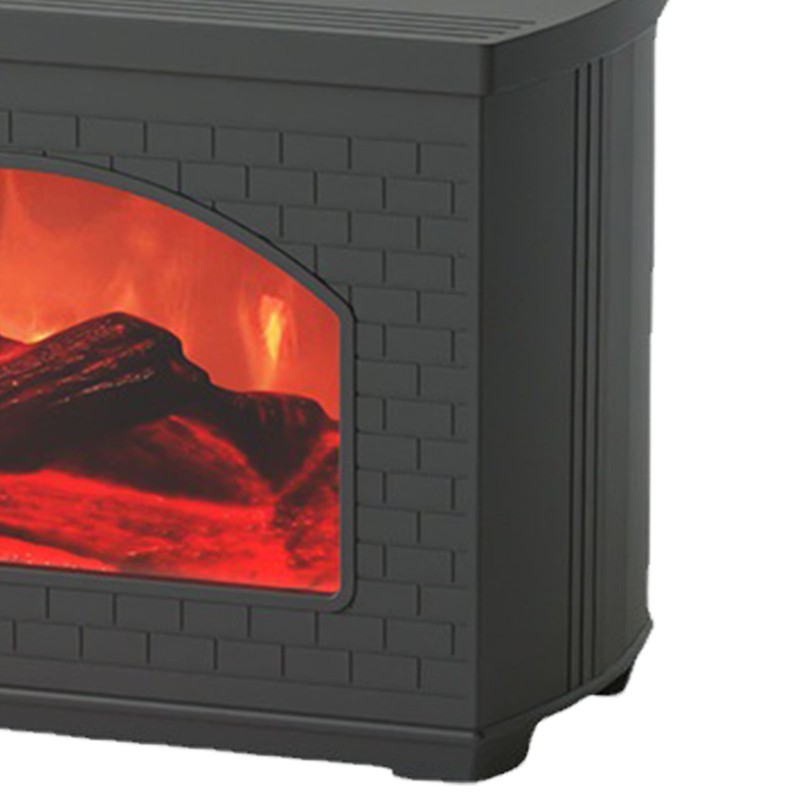 270ml Mist Humidifier Simulated Fireplace Design Power Off Protection Fire