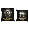 Kettlebell Workout Bodybuilding Fitness Journey Bodybuilder Throw Pillow