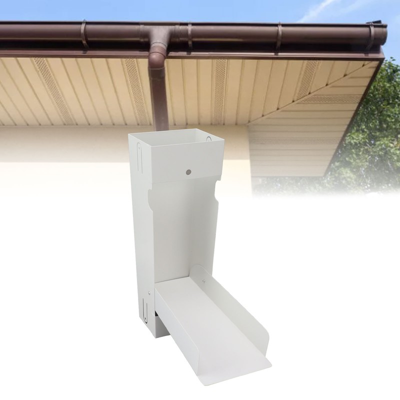 Rainwater Collection System 3x4in Downspout Water Diverter Connector System for