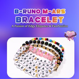 AICase Bracciali ispirati a Bruno Mars Merch,5 braccialetti dell'amicizia