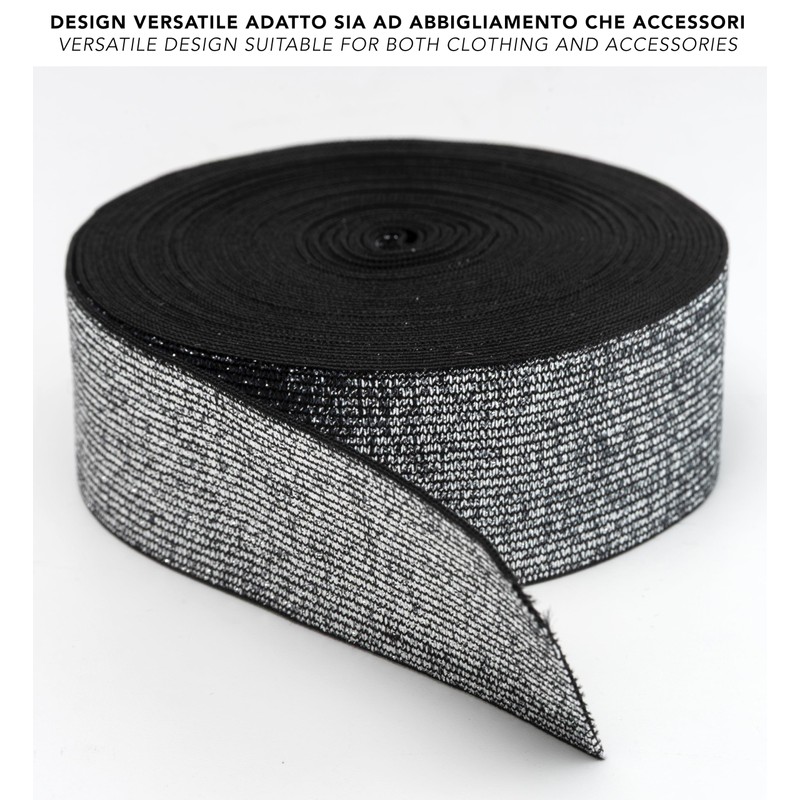IPEA Elastico per Cucito LUREX - Corda Elastica da Cucire