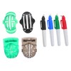 Sosoport 8-Piece Golf Ball Line Marker Set Plastic Golf Alignment