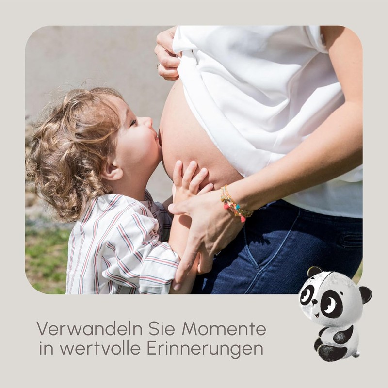Tiny Love Babybauch Gipsabdruck Set, DIY-Set für Babybauch-Gipsabdruck, 3D-Modell, Schwangerschaft