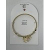 Target NEW 14k Flash Gold Plated "Love" Bangle Bracelet with