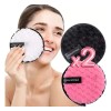 2pz Esponja Limpieza Facial Almohadilla Desmaquillante F