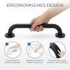 Pack of 2 Grab Bars for Seniors, 30 cm Stainless