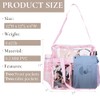 Clear Bag for Stadium Event, 12x12x6 Clear Tote Bag, PVC