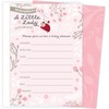 Little Lady on The Way Baby Shower Invitations for Girls,