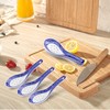 8 pezzi Cucchiai da Minestra, Cucchiai da Zuppa Blu e