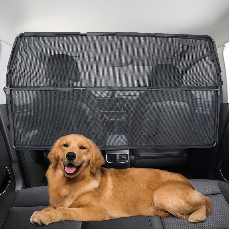 LITTOU Car Dog Barrier Net for Large SUV Trunk 56"