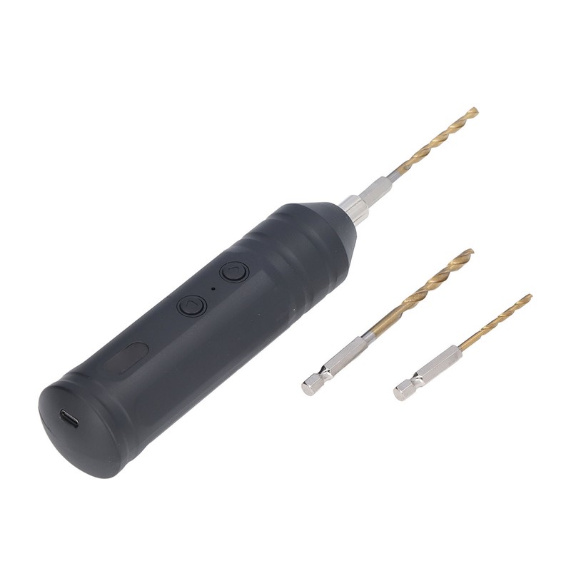 Electric Screwdriver Cordless with 3pcs Twist Drill Bit Tool Set