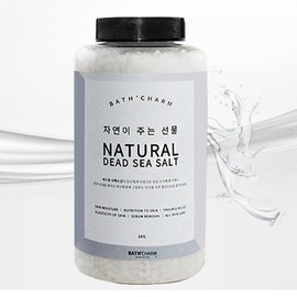 Bath Charm Dead Sea Salt Bath Salt 1Kg Natural/Spoon + Bath Salt Giveaway, 02-Rose 1kg / 바스참 사해소금 입욕제 1Kg 내추럴/스푼+입욕제증정, 02-로즈 1kg