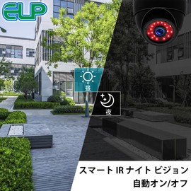 ELP Dome Camera, 1 Megapixel Security Camera, HD 720P, USB Webcam, Desktop, Laptop, Computer, Webcam, High Speed 720P, 30 fps Camera, 3.6 mm Lens, Mini Camera, Auto Night Vision Function, Waterproof