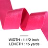 YAMA Hot Pink Velvet Ribbon, 1 1/2 Inch x 15