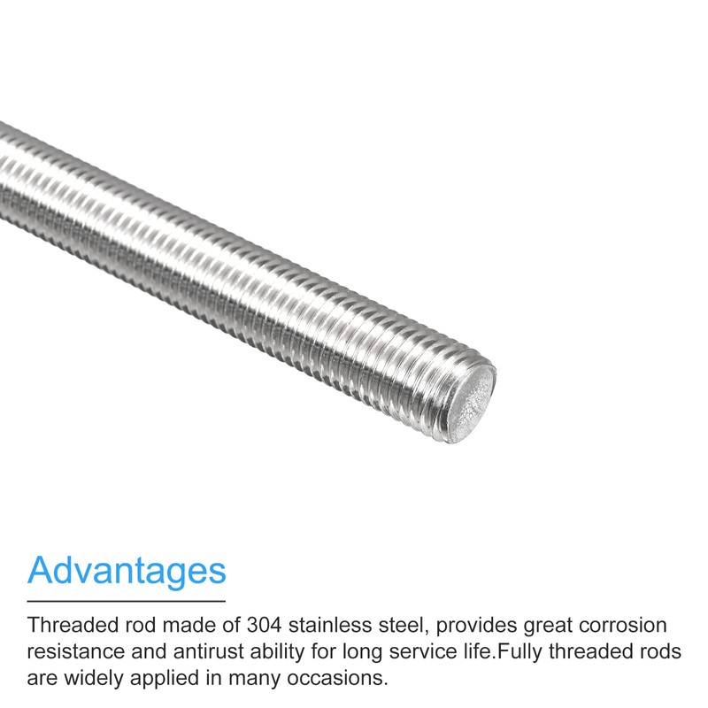 QUARKZMAN Threaded Rod M16 x 100 mm Fully Threaded Rod