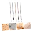 Baluue 5pcs Eyebrow Makeup Pencils Hair Double Bun Eyebrow Pencil