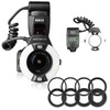 Meike MK-14EXT-N E-TTL Macro LED Ring Flash with LED AF